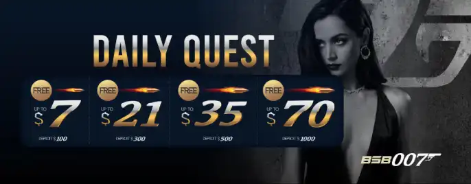 BSB007 Casino daily quest banner